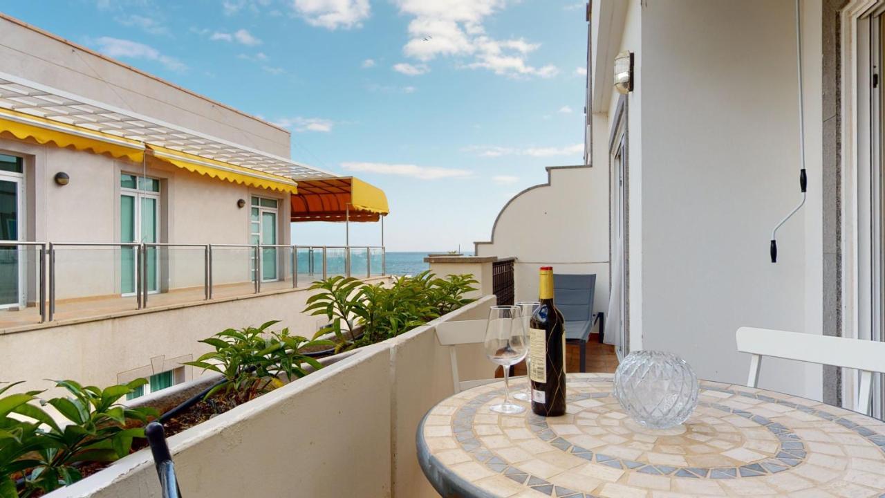 Schoene Wohnung Direkt Am Meer Mit Meerblick, Wlan 푸에르토 데 모간 외부 사진
